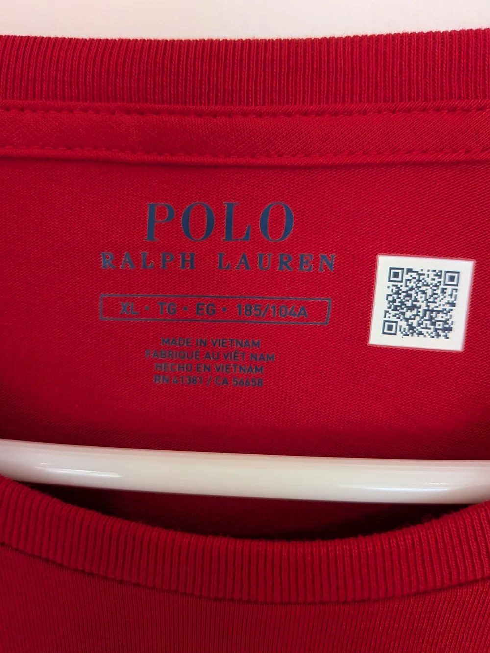 Polo Ralph Lauren Men Red Black Logo Long Sleeve Graphic Tee Shirt XL NWOT